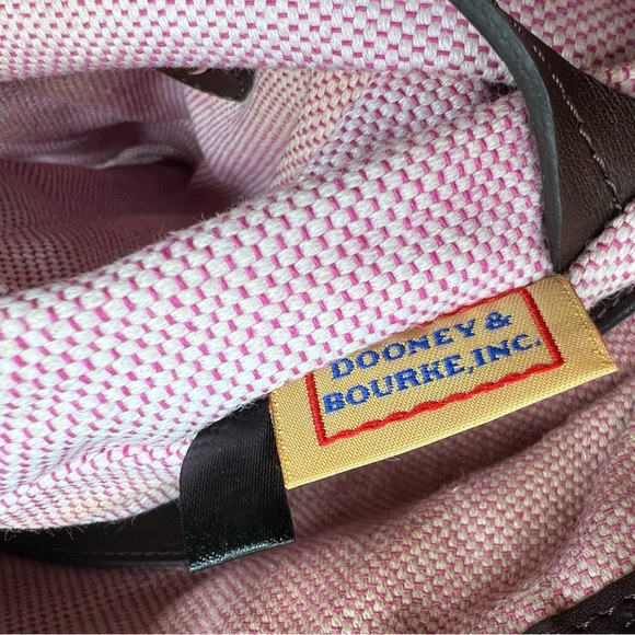 Dooney & Bourke Dillen Crocodile Bag Double Pocket Satchel Reptile Embossed - Picture 13 of 14